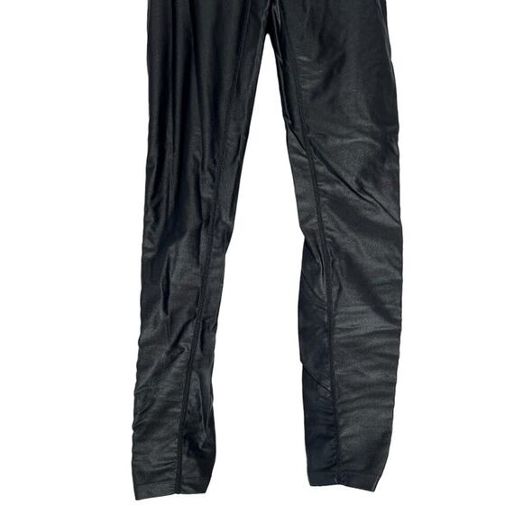 CARBON38 x CHILL BY WILL Shiny Cutout Leggings SIZE XS S Black Open Sides - Picture 9 of 12